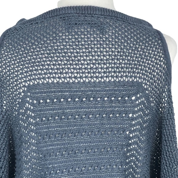BUFFALO DAVID BITTON BEATRIU CROCHET COLD SHOULDER‎ SWEATER - Picture 6 of 15